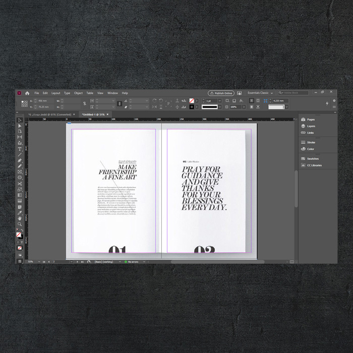 آموزش طراحی نشریه به کمک نرم‌افزار Adobe InDesign